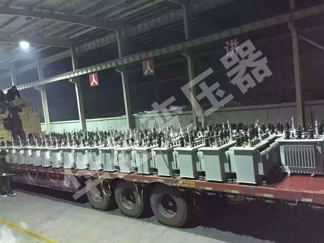 南京非晶合金变压器发货现场